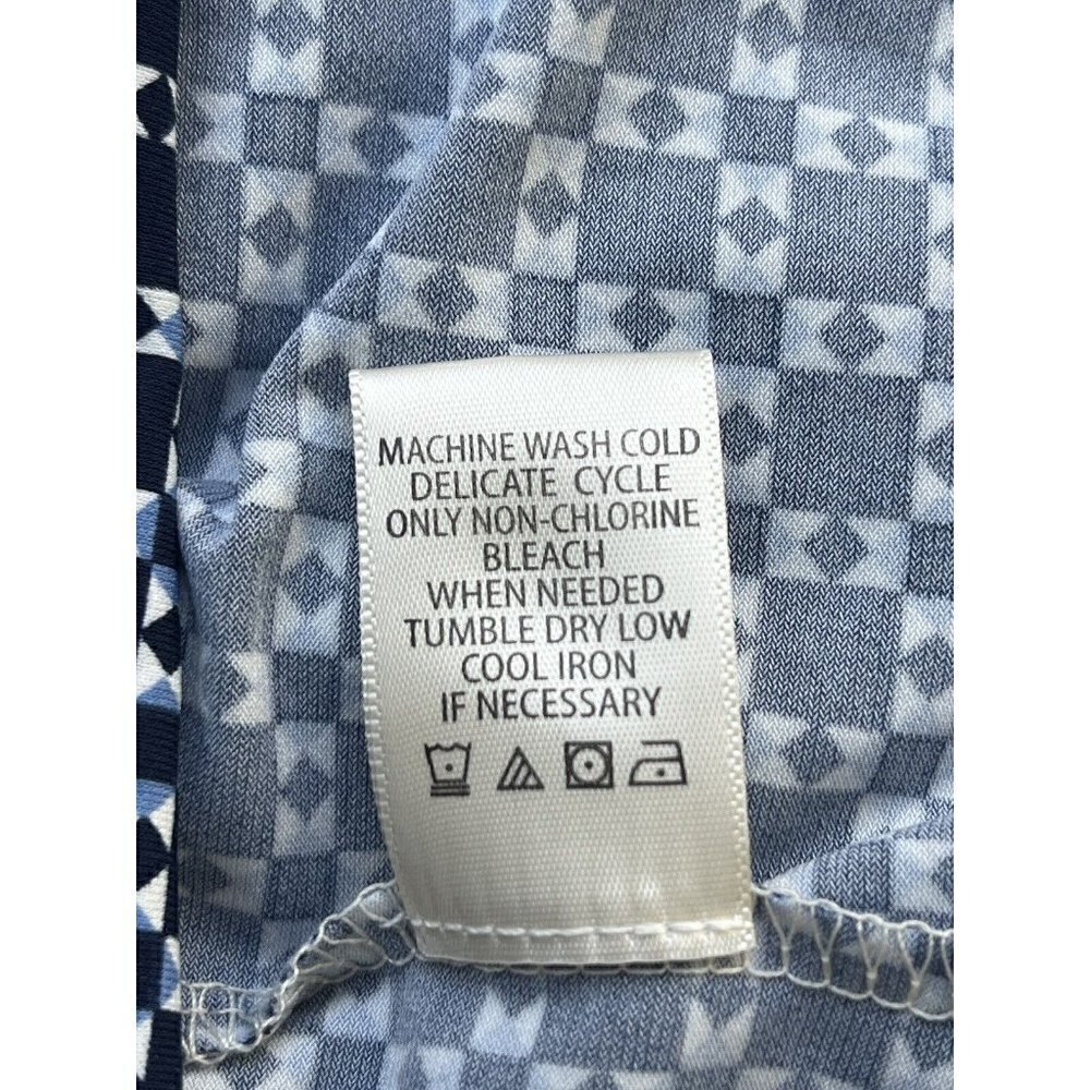Max Studio Blue Navy Printed Women's Size Small S Sheath Dress $98 - Picture 14 of 16